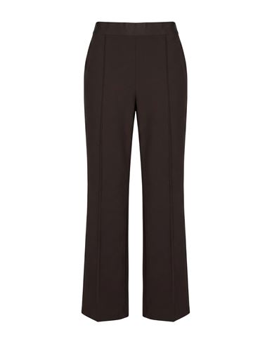 Woman Pants Dark brown Size 16 Polyester, Polyurethane