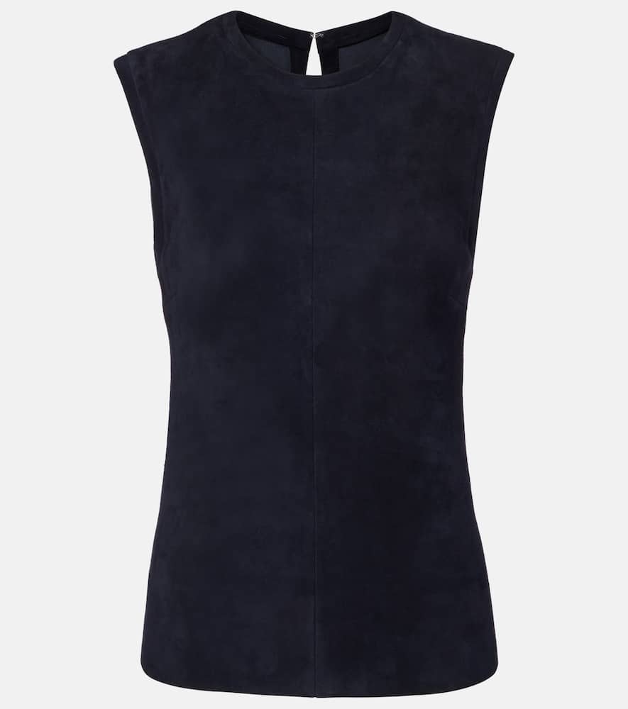 Miuccia suede top