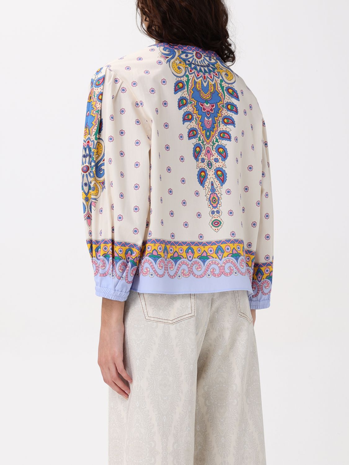 Paisley blouse - White