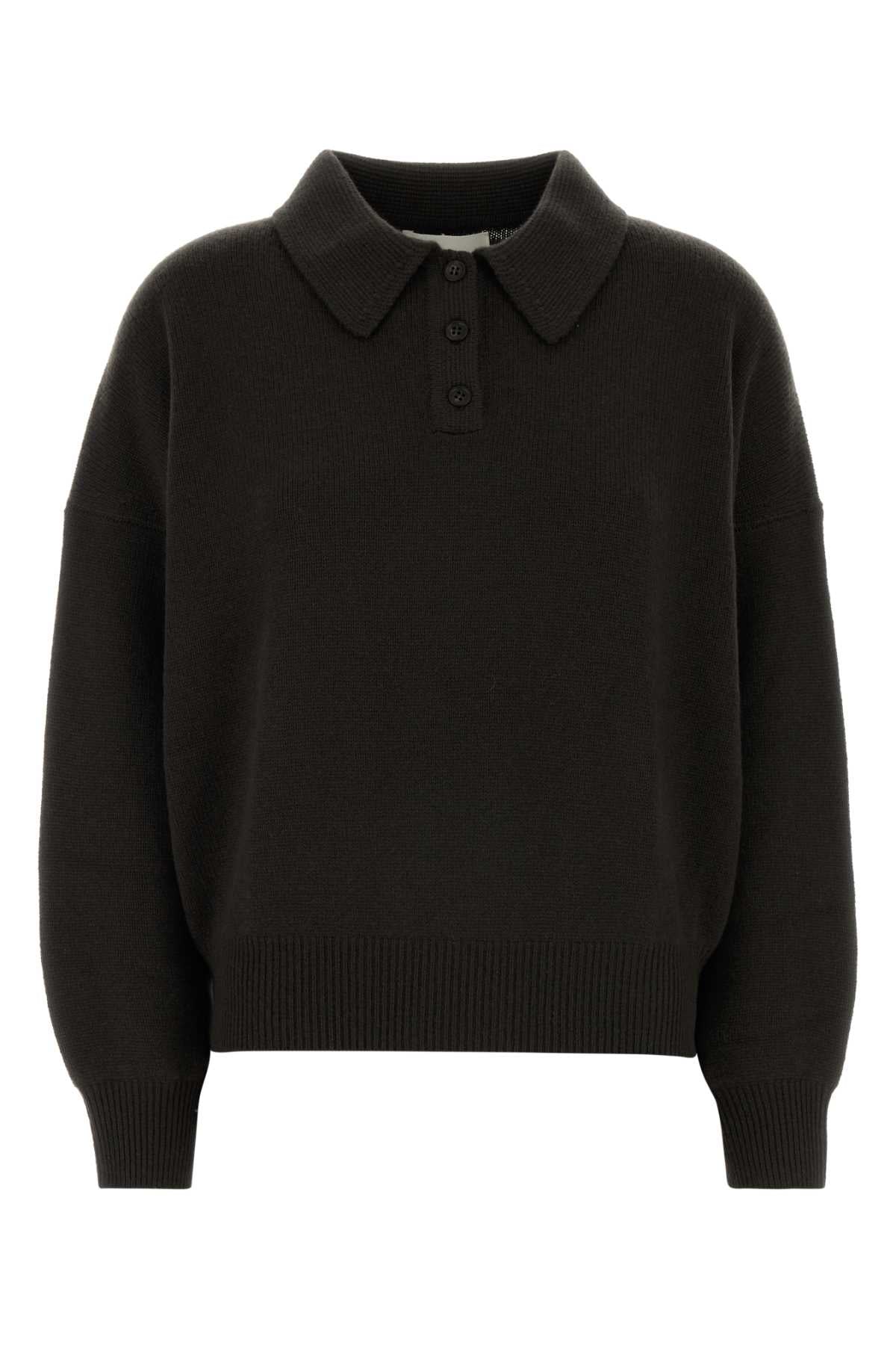 Etta Polo Sweater — Green