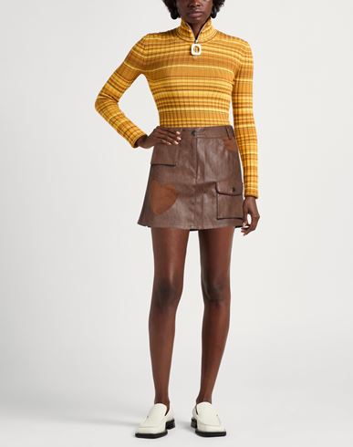 Woman Mini skirt Brown