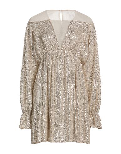 Woman Mini dress Ivory Size 6 Polyester, Elastane