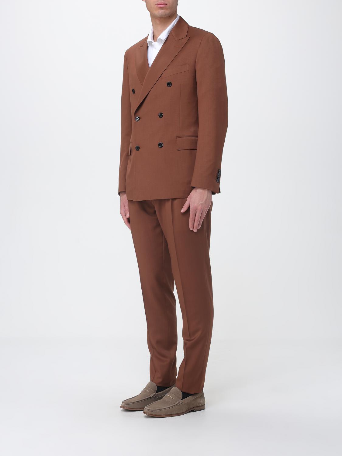 Suit Men color Brown
