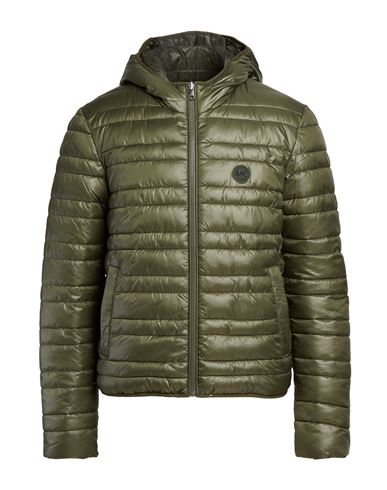 Man Puffer Military green Size XL Recycled polyester