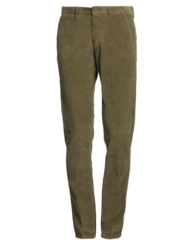 Man Pants Military green Size 30 Cotton, Elastane