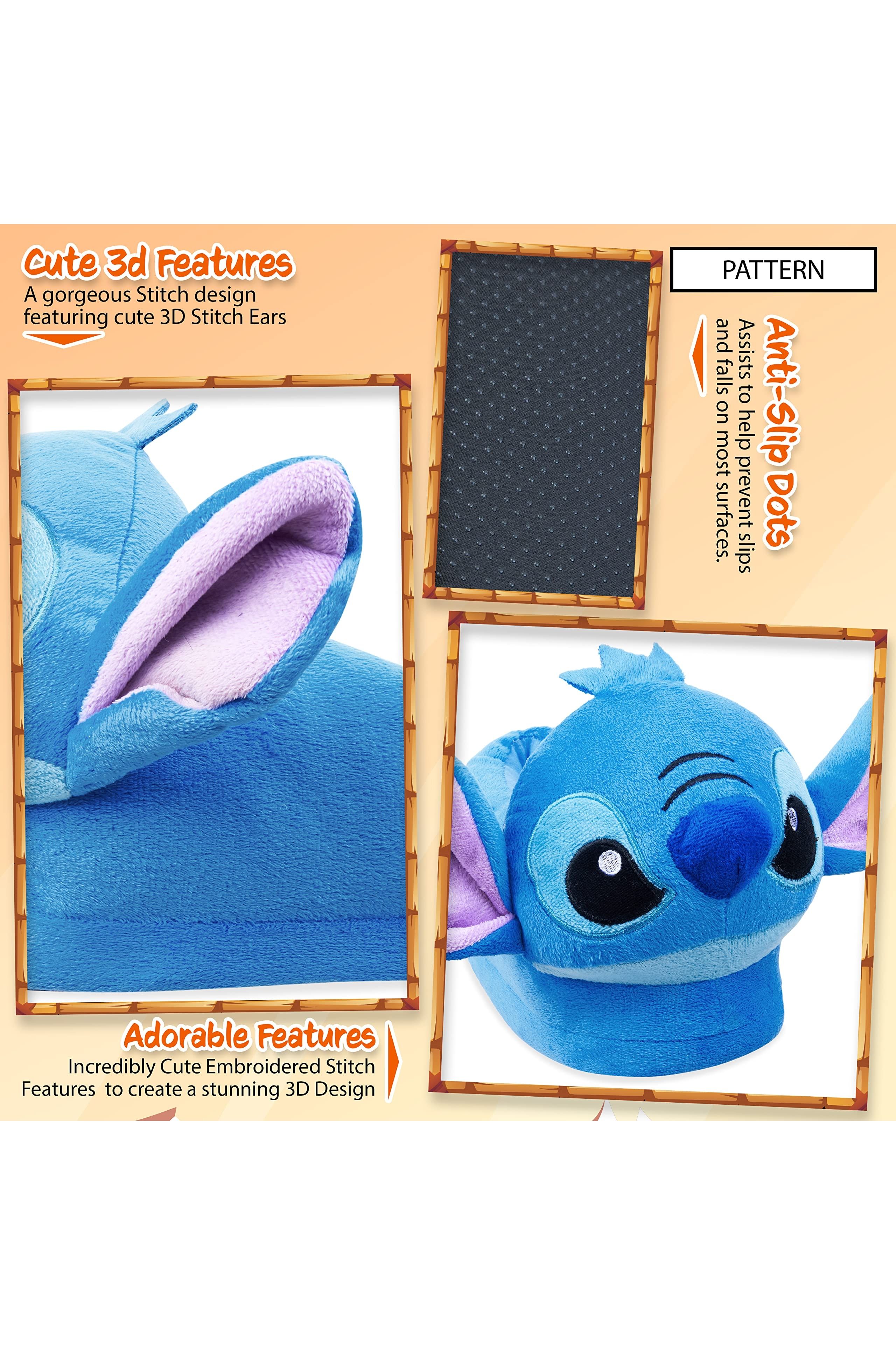 Stitch Plush 3D Slippers