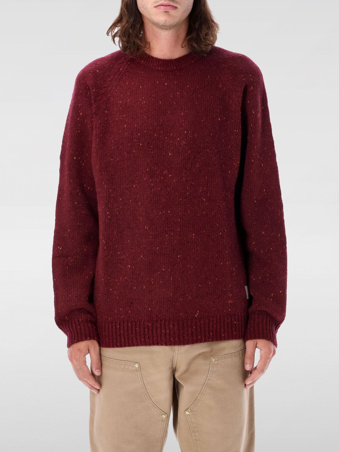 Sweater Men color Wine