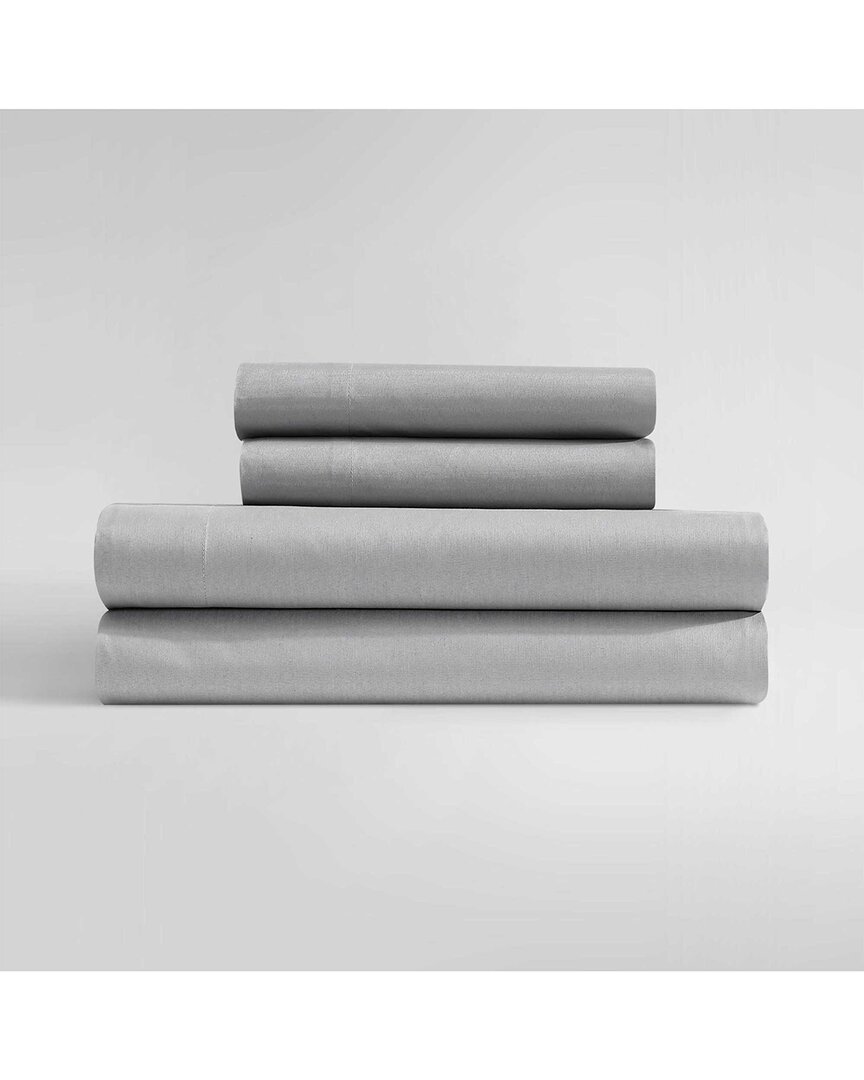 Modern Comfort Cotton Blend Sheet Set - Grey