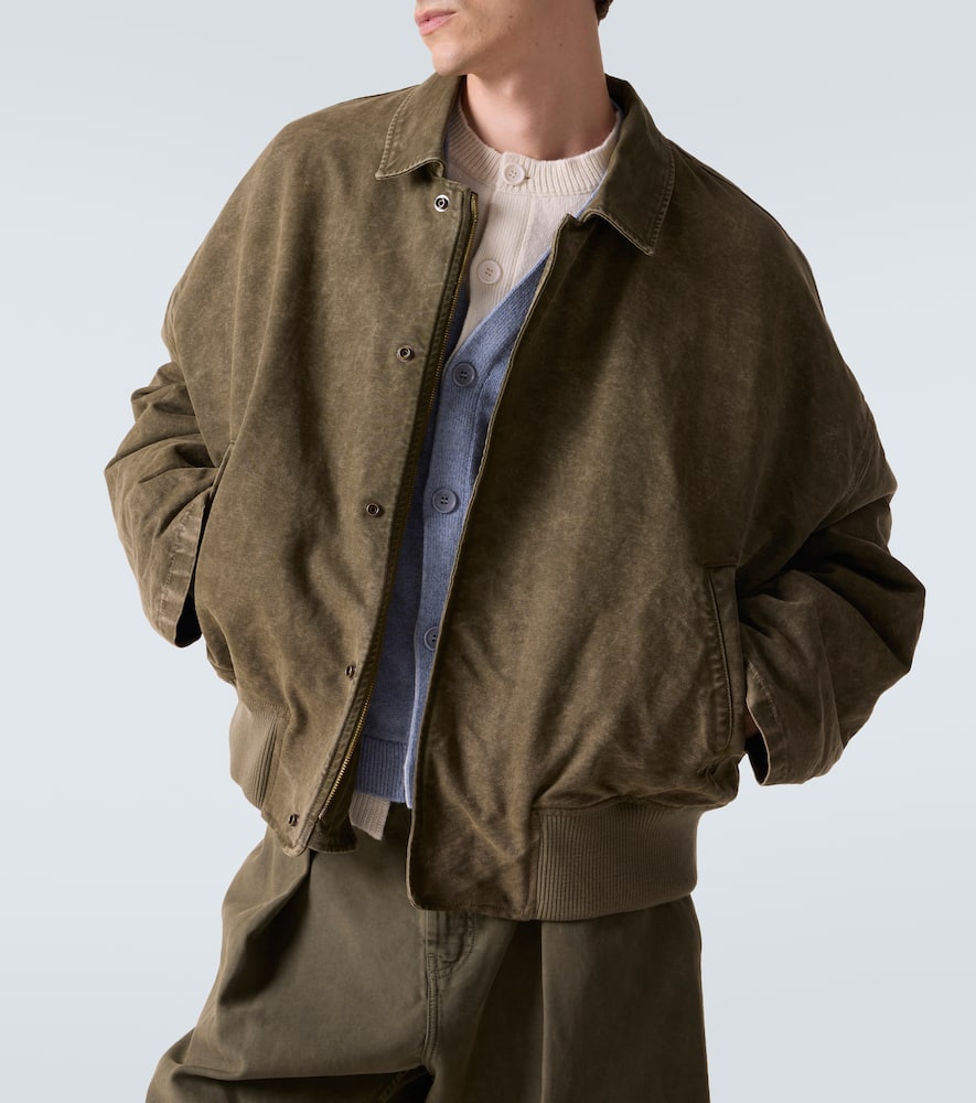 Cotton bomber jacket