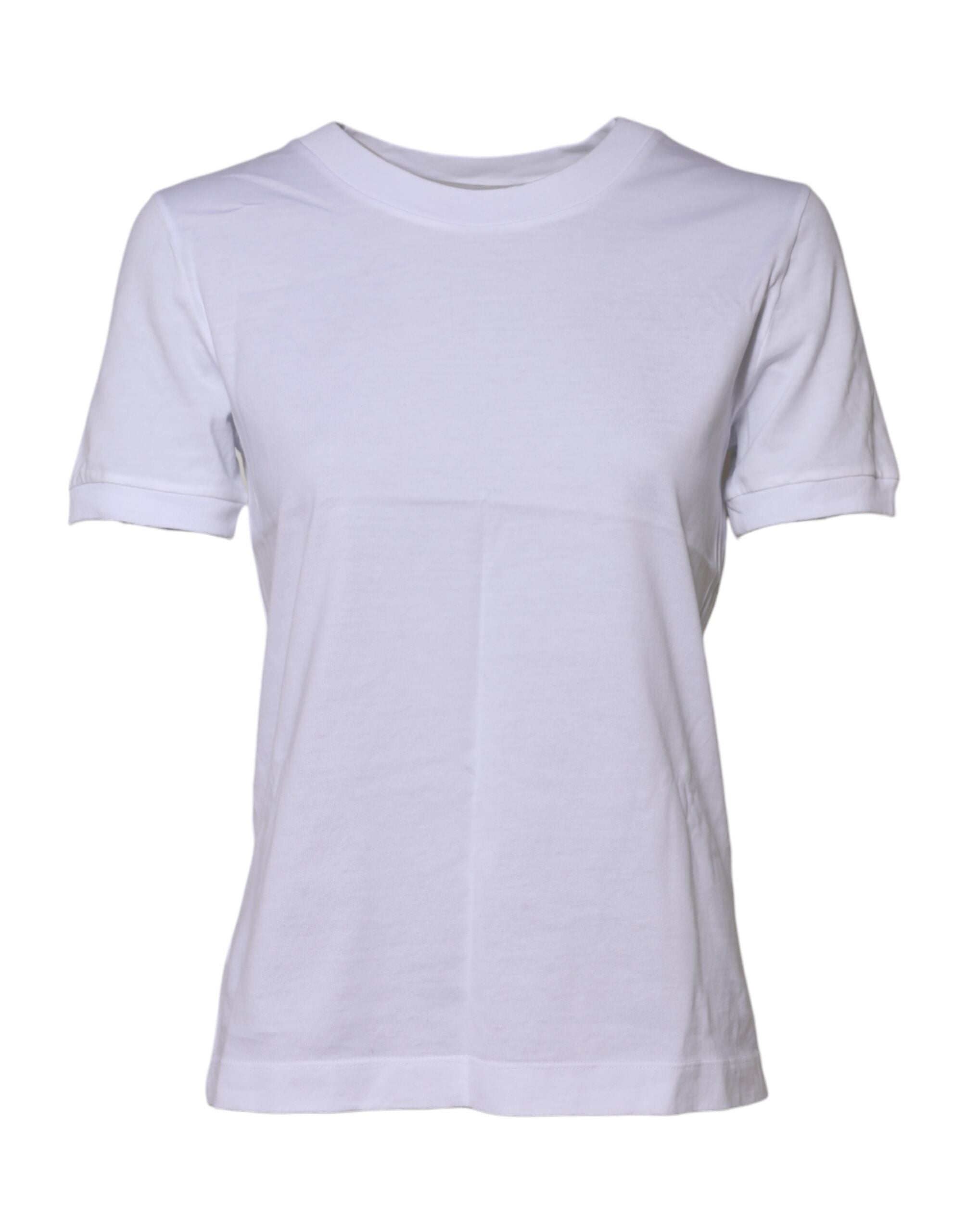 Cotton Round Neck T-Shirt — White
