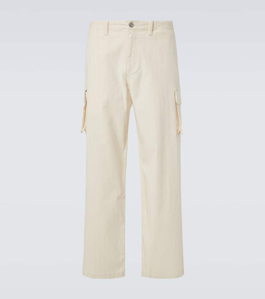 Our Legacy Mount striped cotton cargo pants