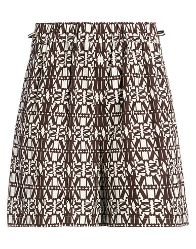 Woman Shorts & Bermuda Shorts Dark brown Size 4 Cotton