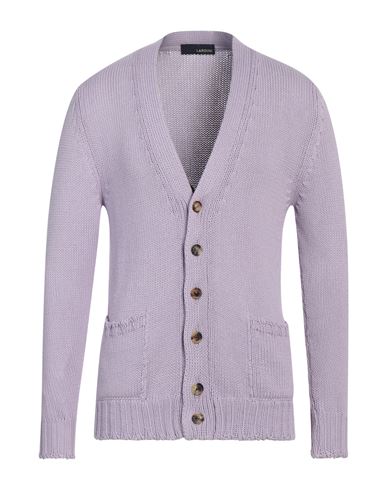 Lardini Man Cardigan Lilac Size 40 Cotton