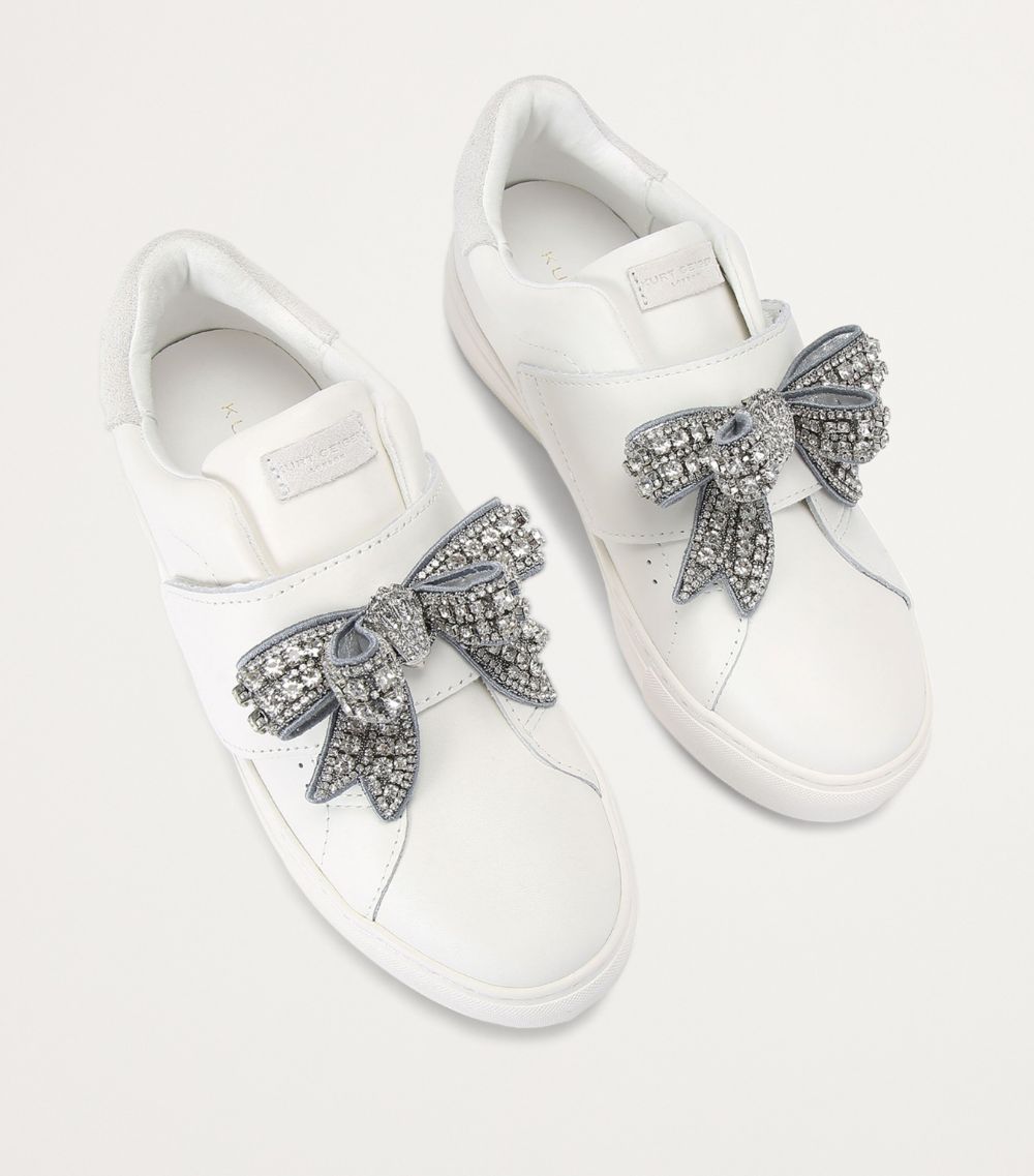 Leather Laney Bow Sneakers