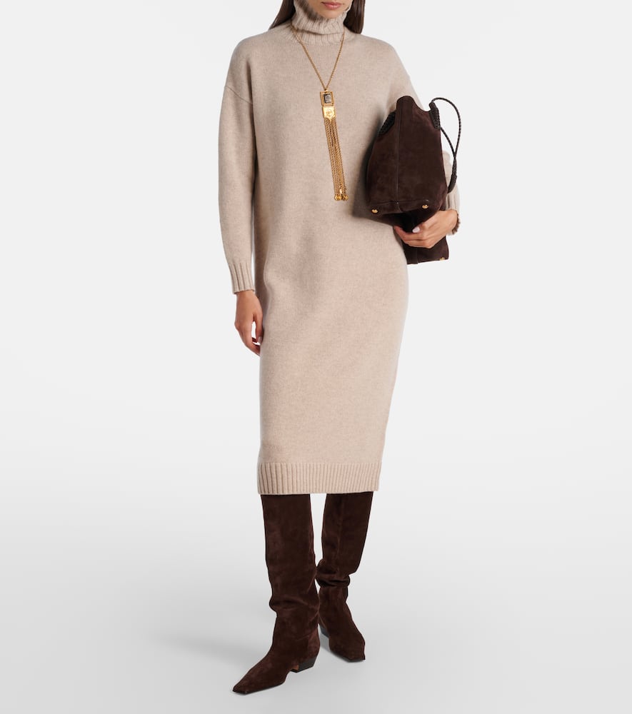 Summer cashmere sweater dress