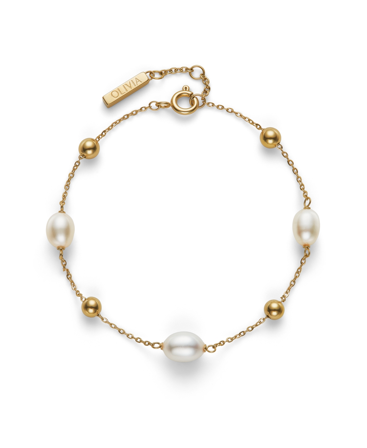 Women's by the Sea Cultivated Pearl Gold-Plated Bracelet - Gold-Plated