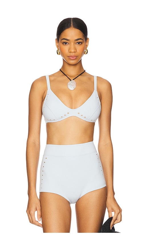 GIGI C Georgia Bikini Top in Baby Blue. -  XS also in L