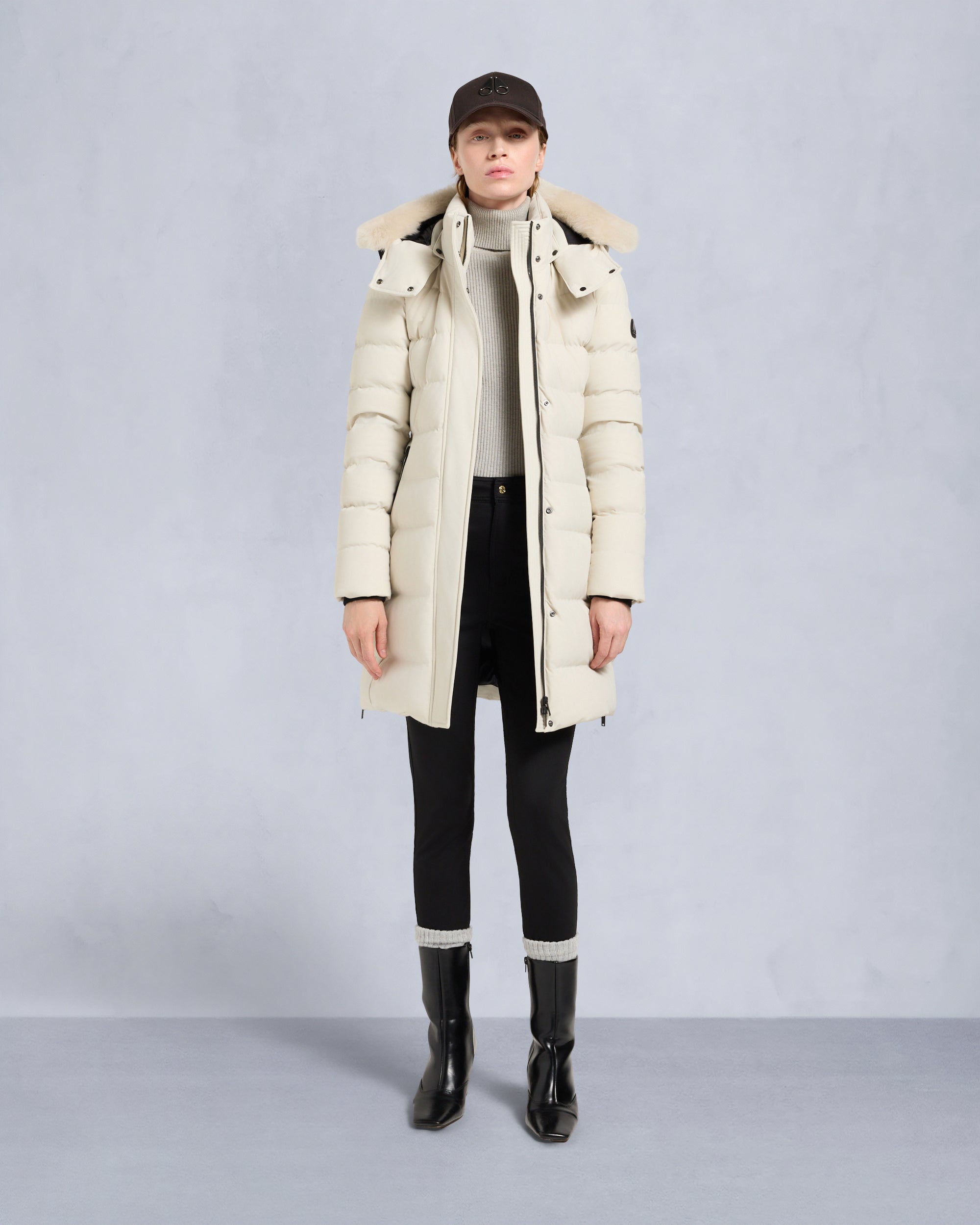 Moose Knuckles - Women's Watershed Down Parka - Color: Alabaster