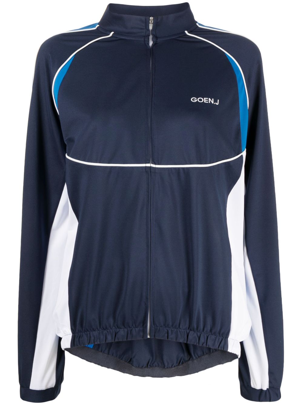 Logo-print track jacket - Blue