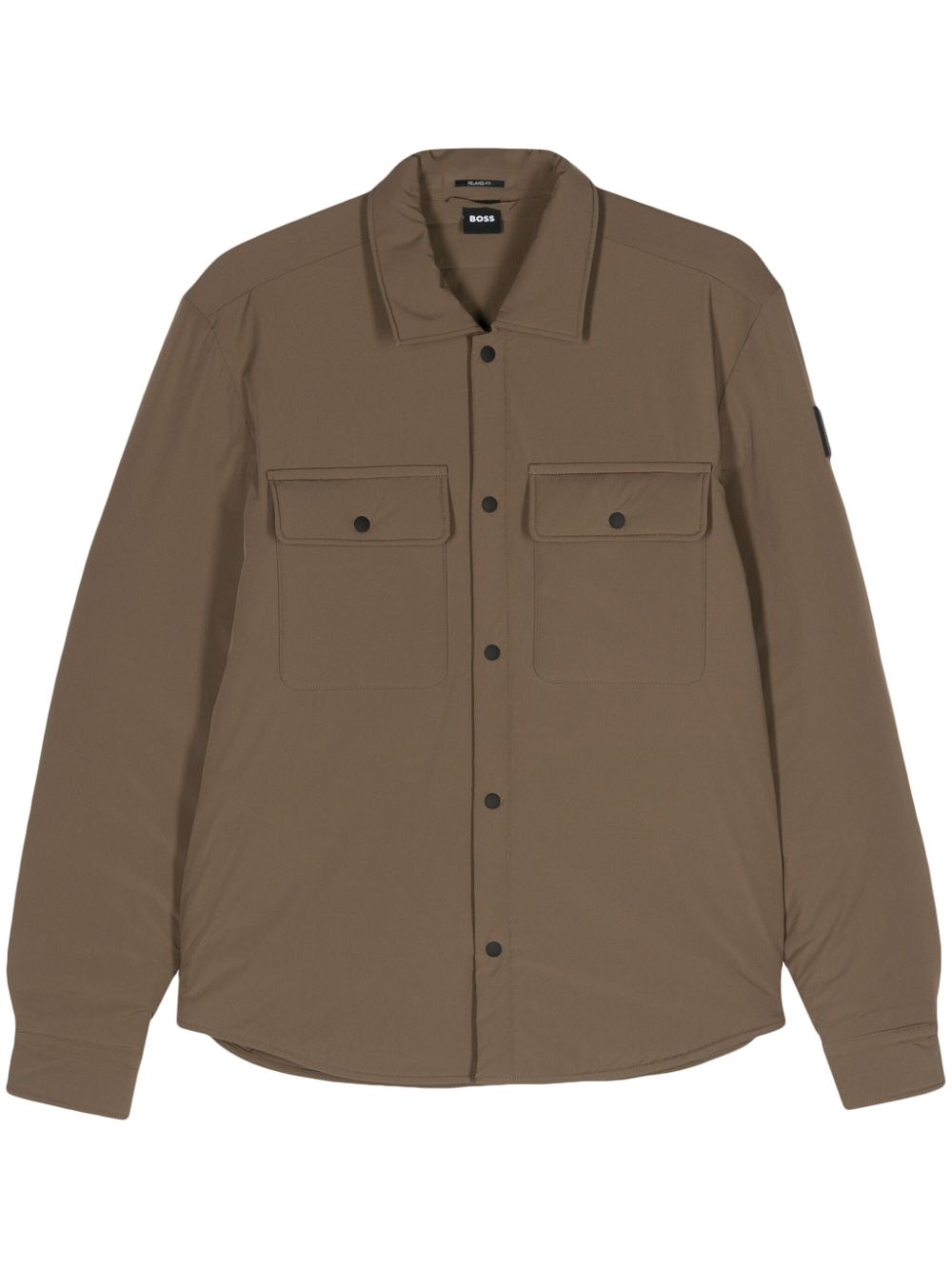 Button-up shirt jacket - Black