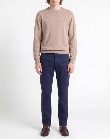 Man Sweater Sand Size 3XL Lambswool