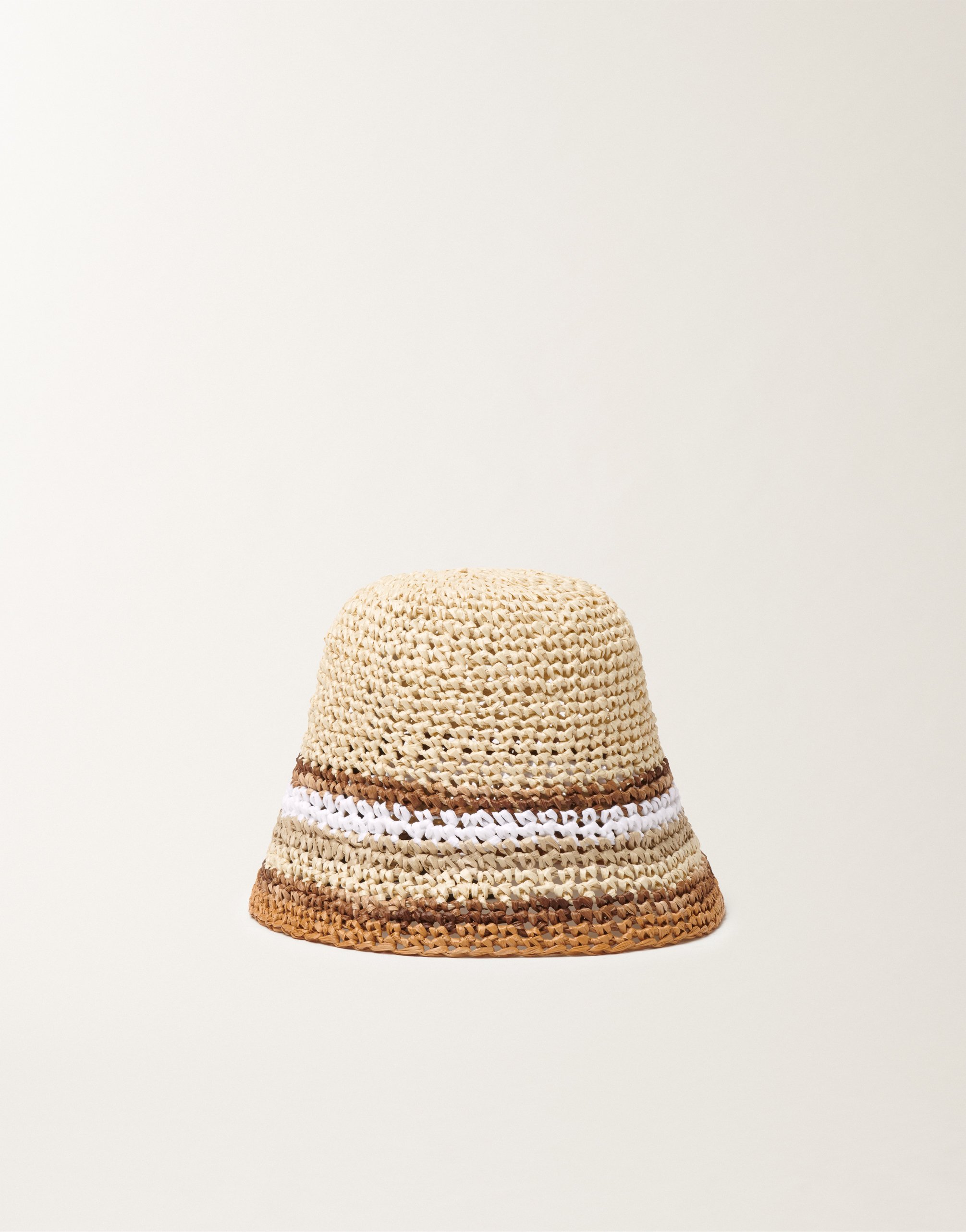 Crochet fisherman hat in raffia, various colors