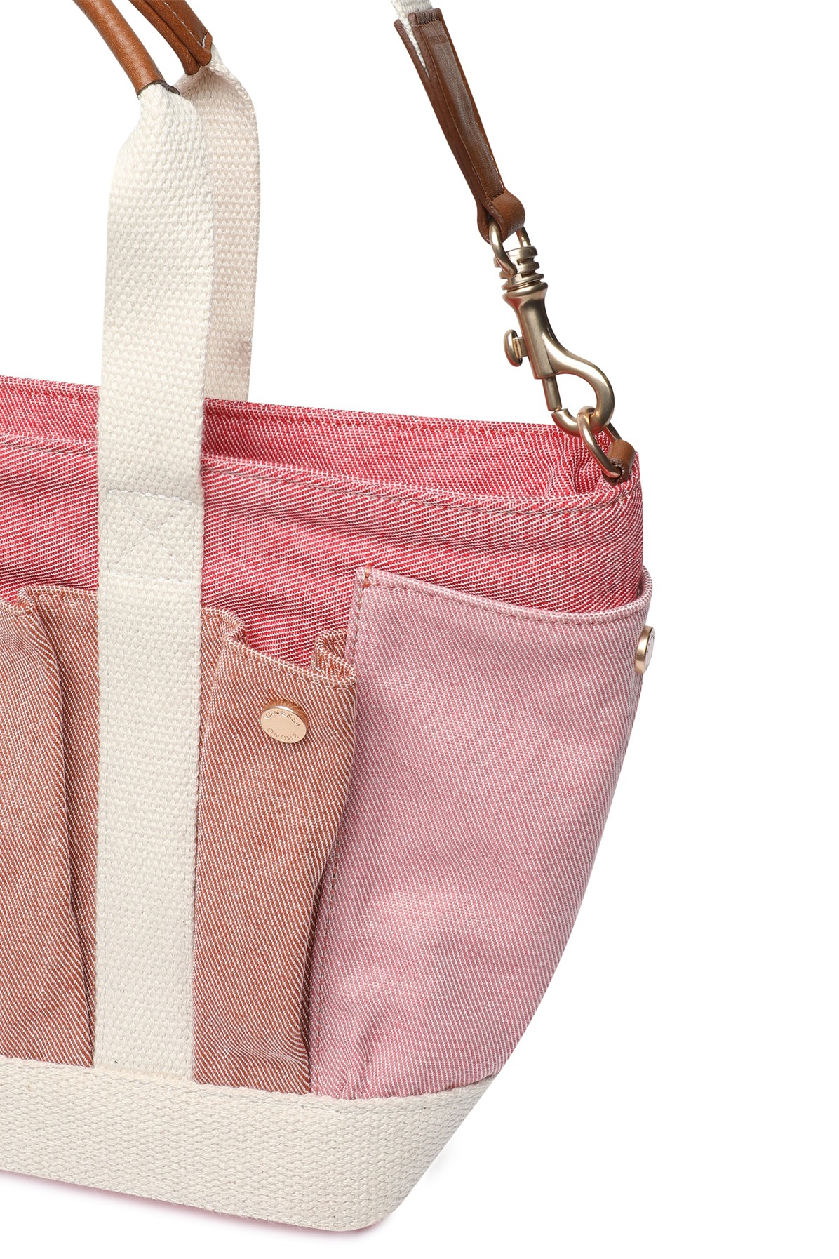 Multi-Pocket cabas tote