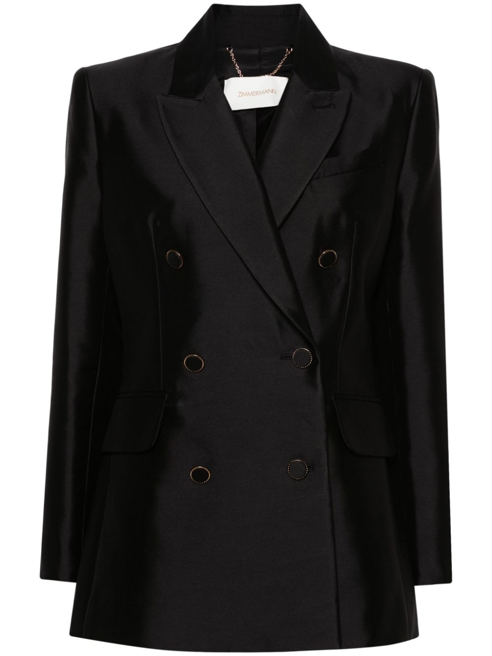 Luminosity double-breasted blazer - Black