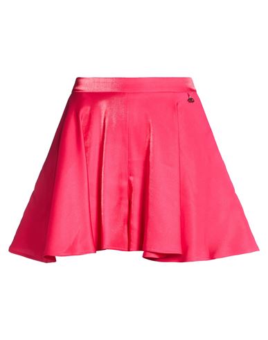 Woman Shorts & Bermuda Shorts Fuchsia Size 8 Viscose, Polyester