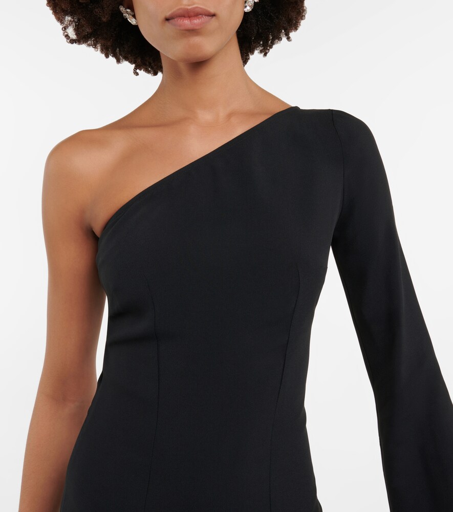 Aventador fringed one-shoulder midi dress