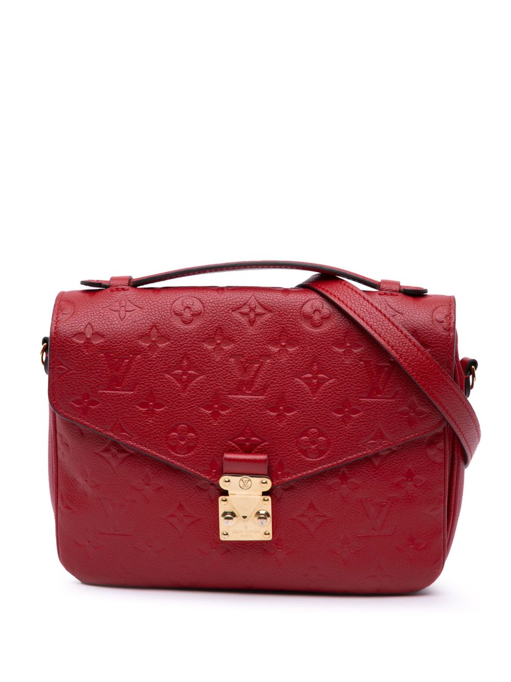 Louis Vuitton Pre-Owned 2018 Monogram Empreinte Pochette Metis satchel - Red