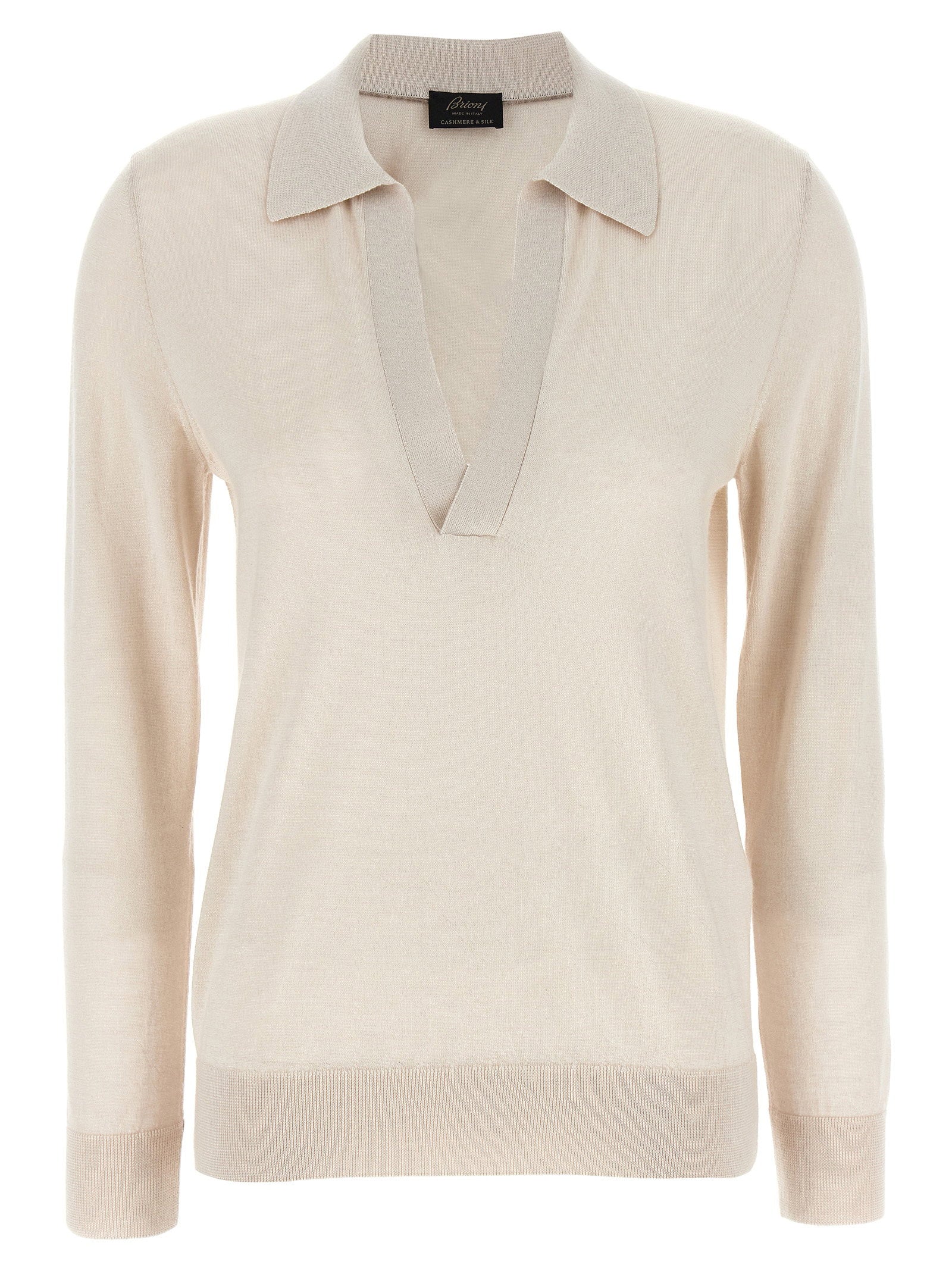 Cashmere And Silk Polo Shirt