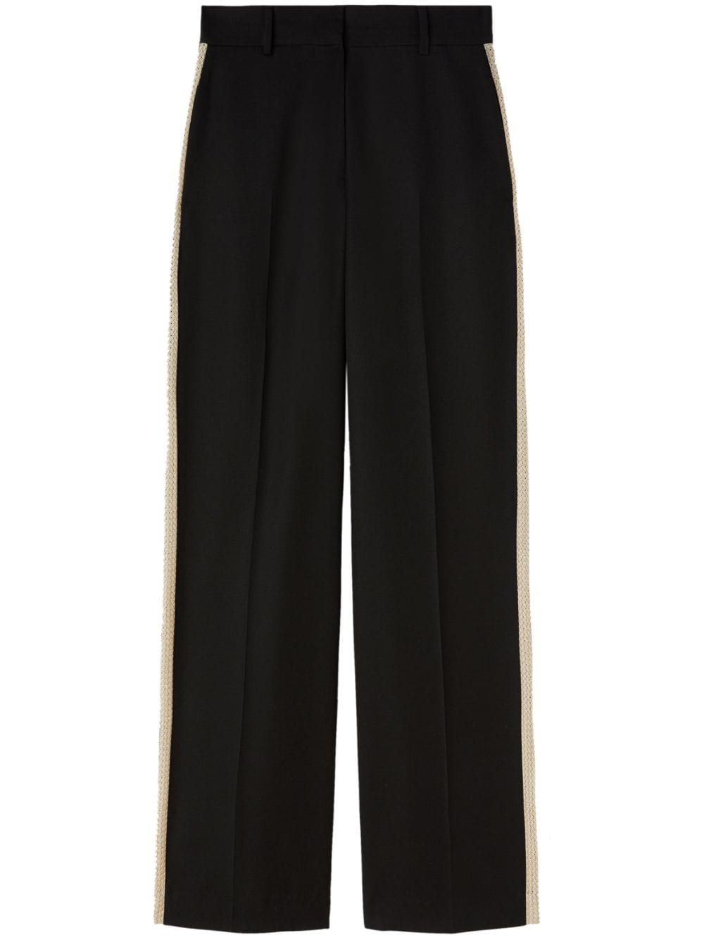 Wool blend trousers