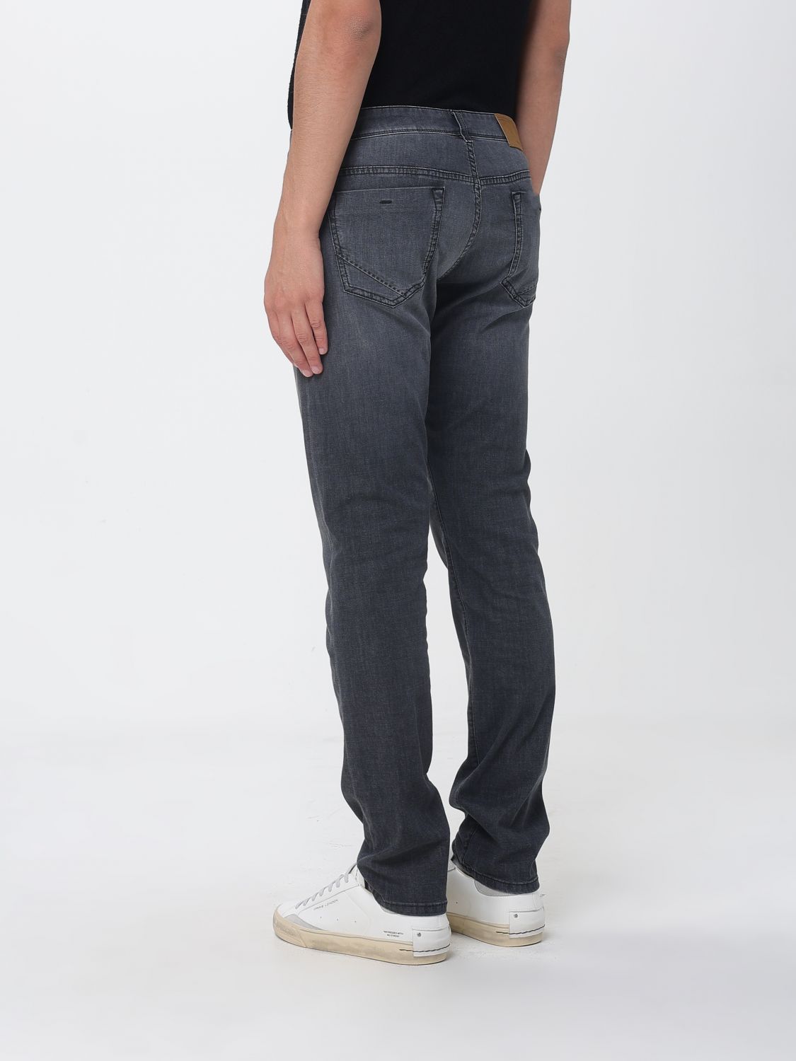 Pants Men color Denim