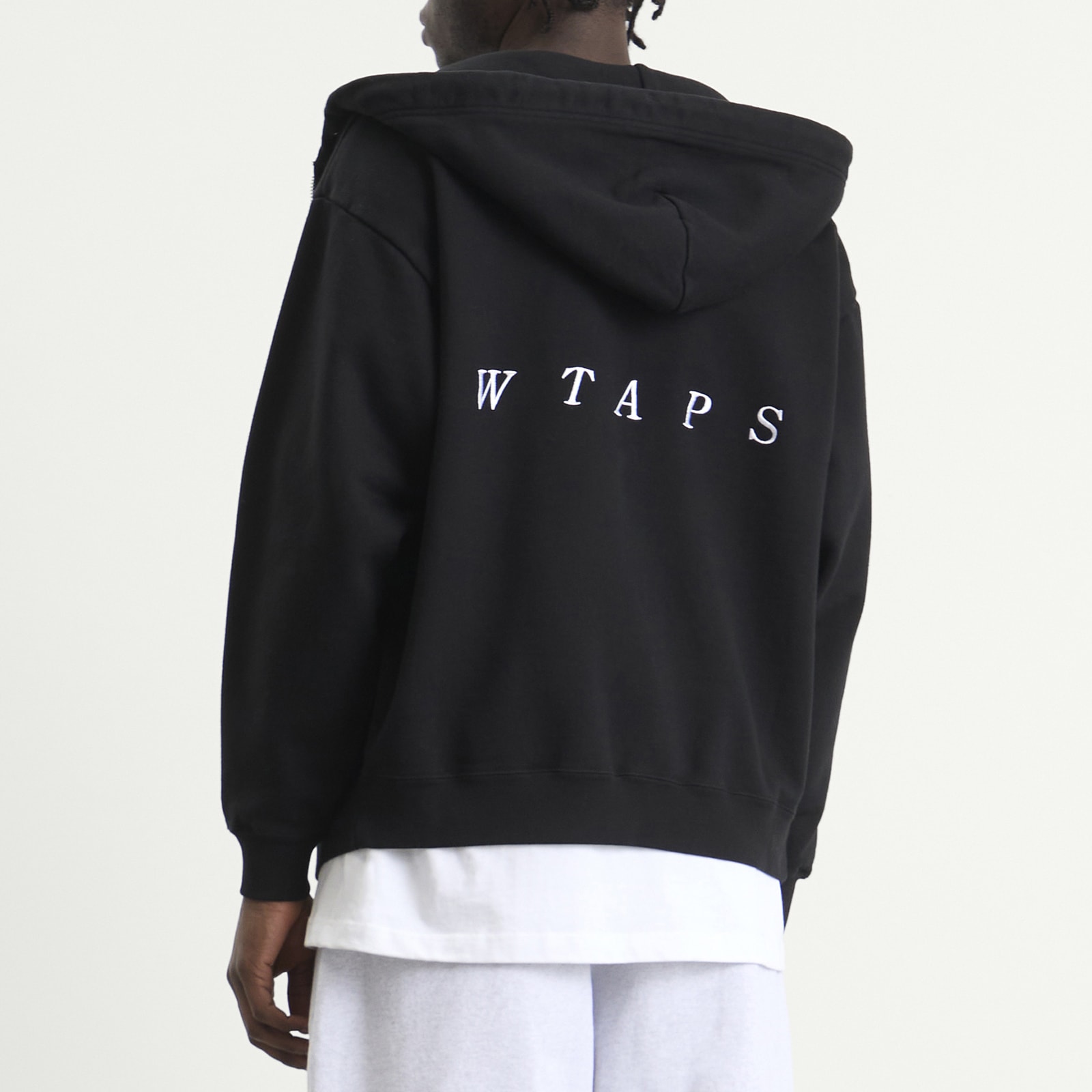 Men's Throwdy Zip Hoody in Black