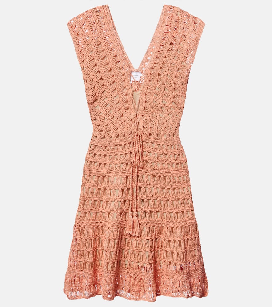 Jennifer crochet cotton minidress