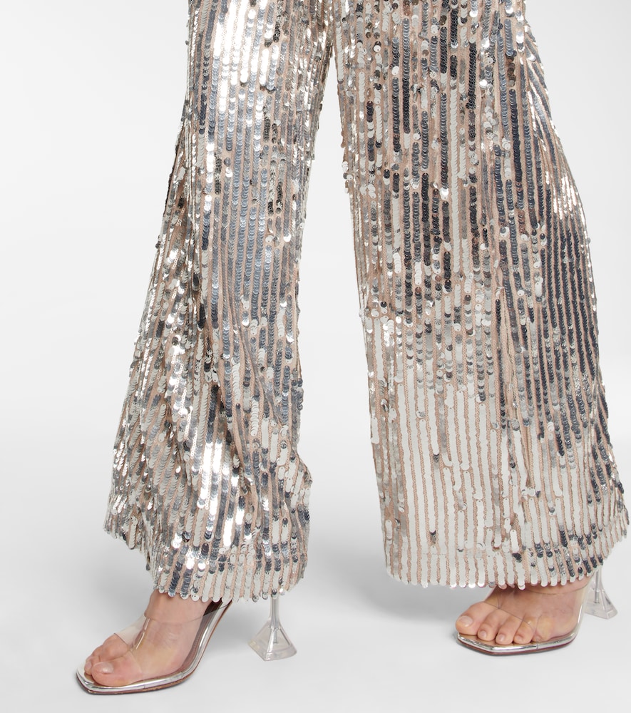 Rotate Sirin sequined wide-leg jumpsuit
