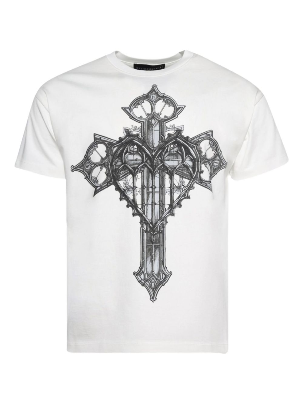 Who Decides War printed T-shirt - White