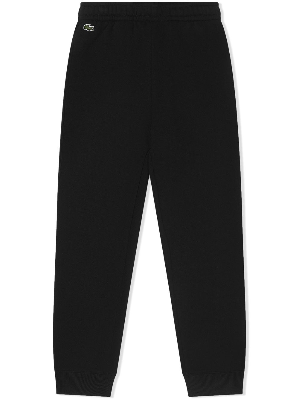 Logo-patch cotton track pants - Black