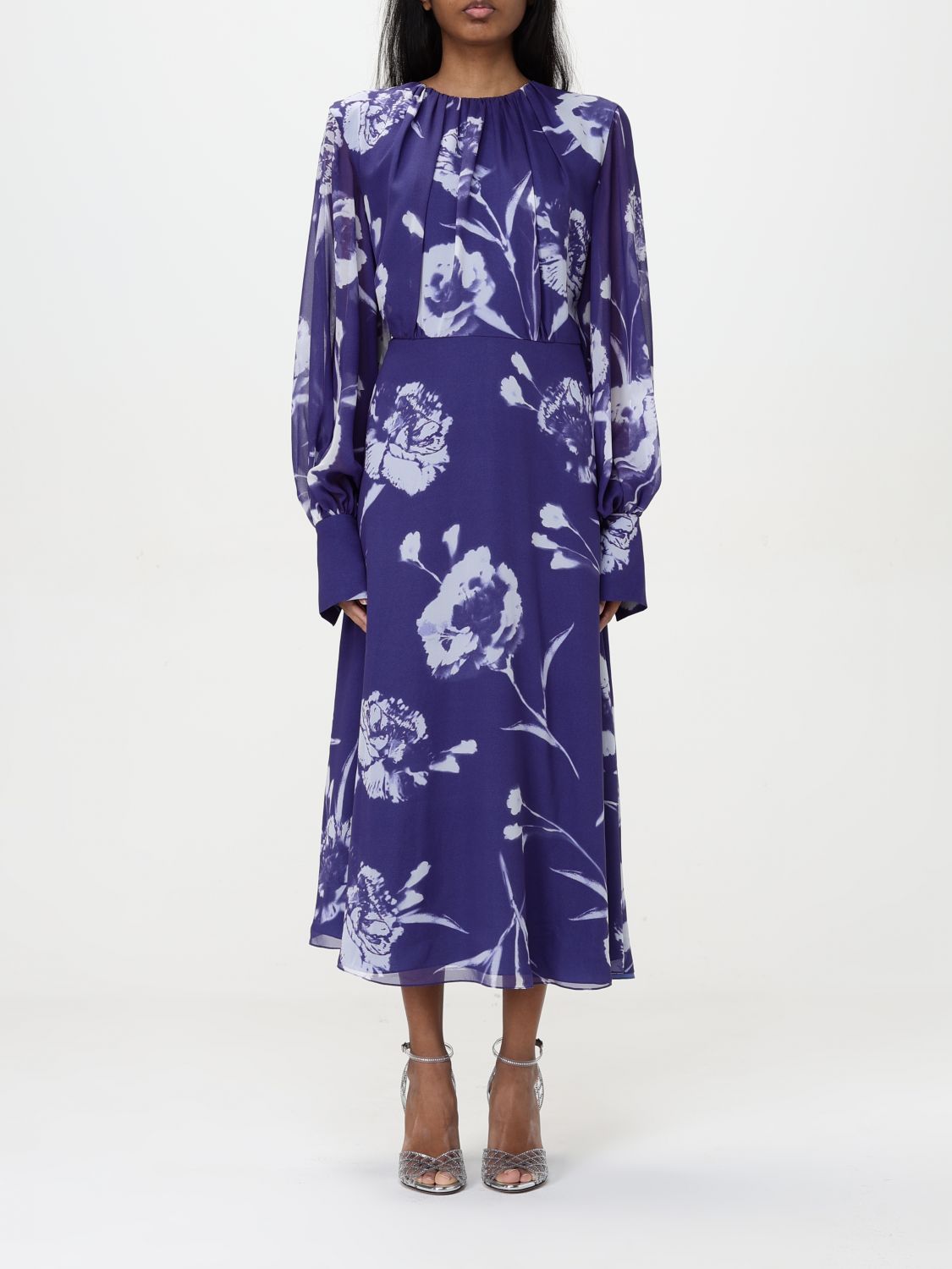 Dress ERDEM Woman color Sapphire