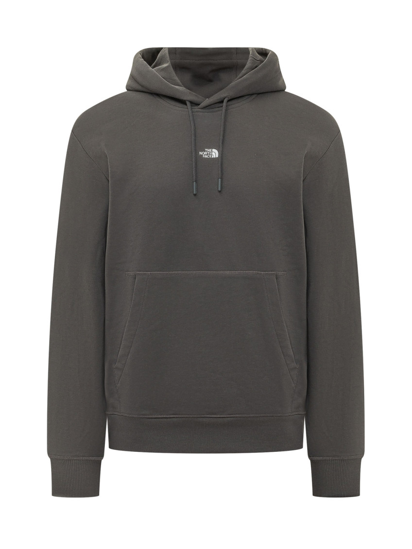 Grey Solid Hoodie