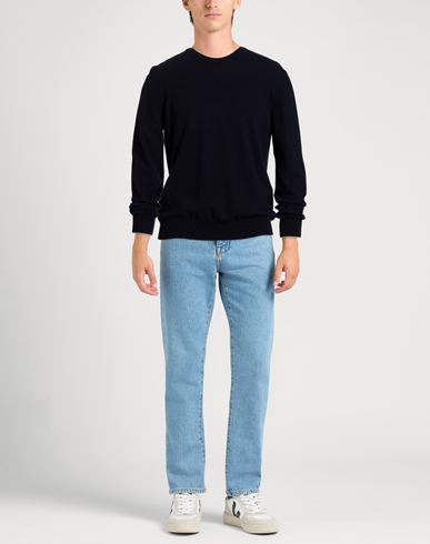 Man Sweater Midnight blue Size XL Virgin Wool