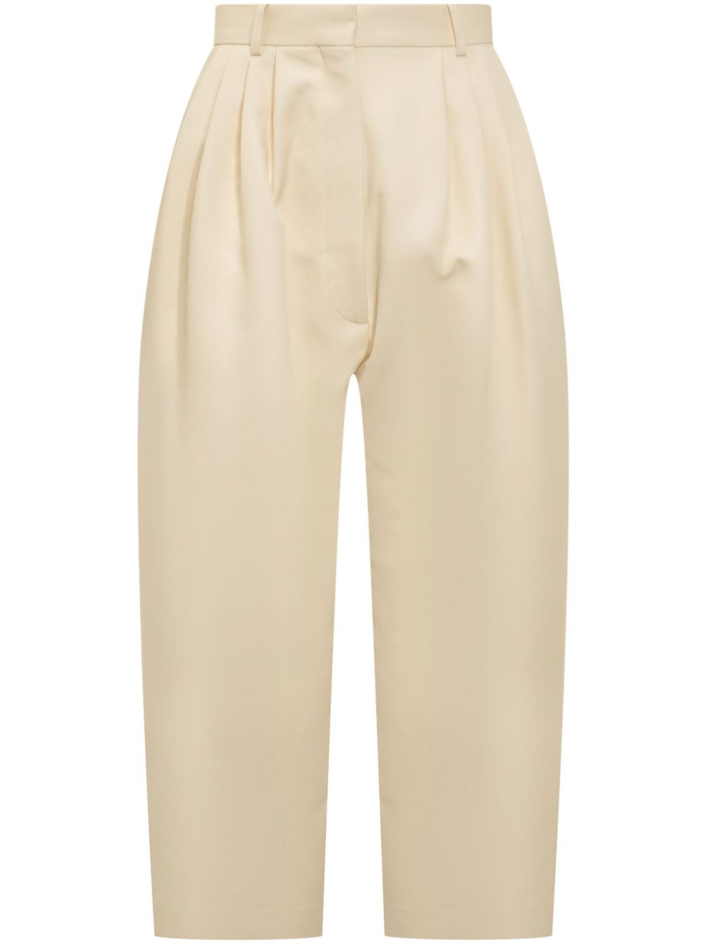 Cropped trousers - Neutrals