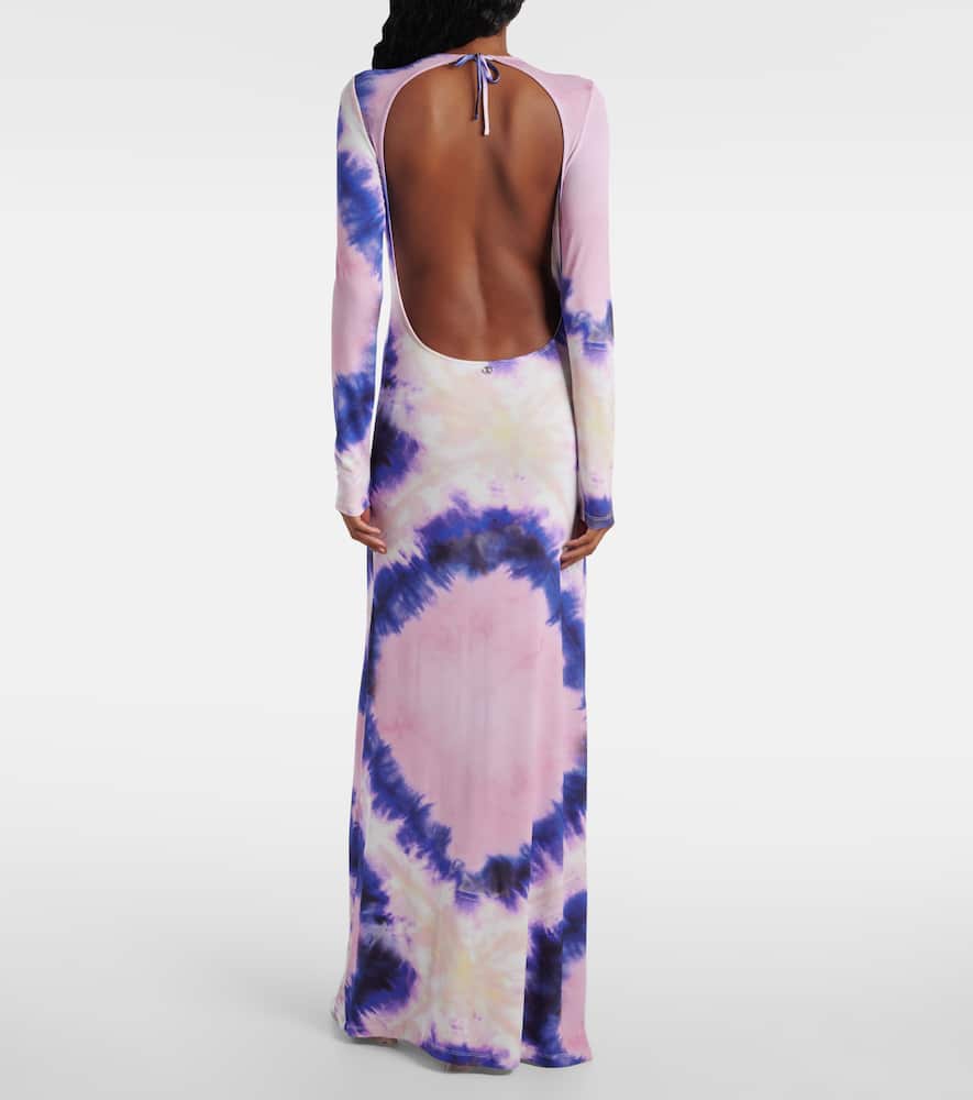 Dyed maxi dress