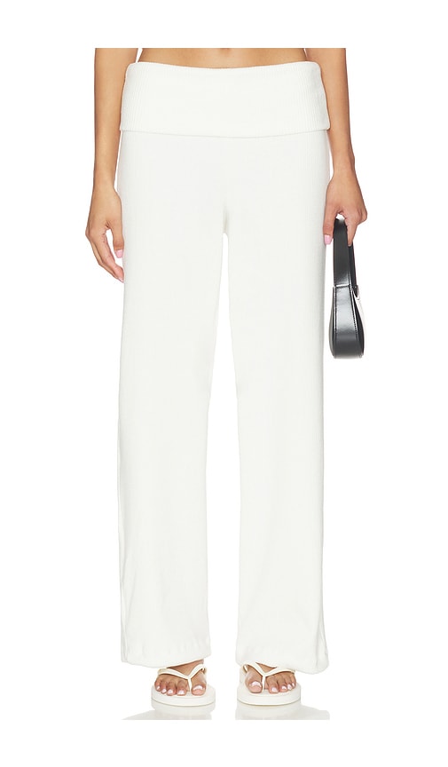 & Reckless Mahlin Trouser in Cream. - L also in M, S