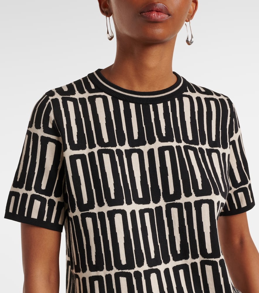 Ramo printed cotton top