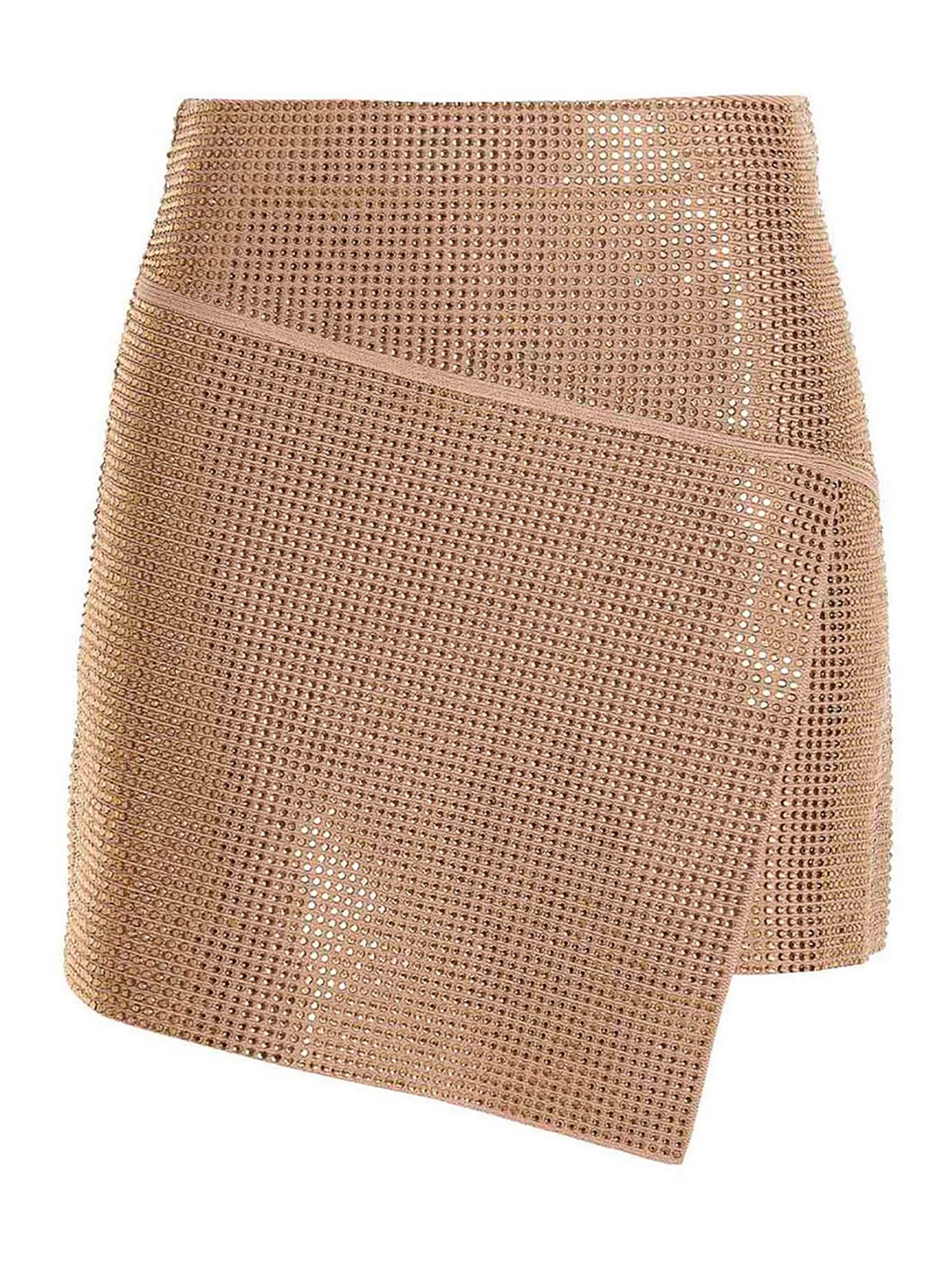Sequined knitted skirt