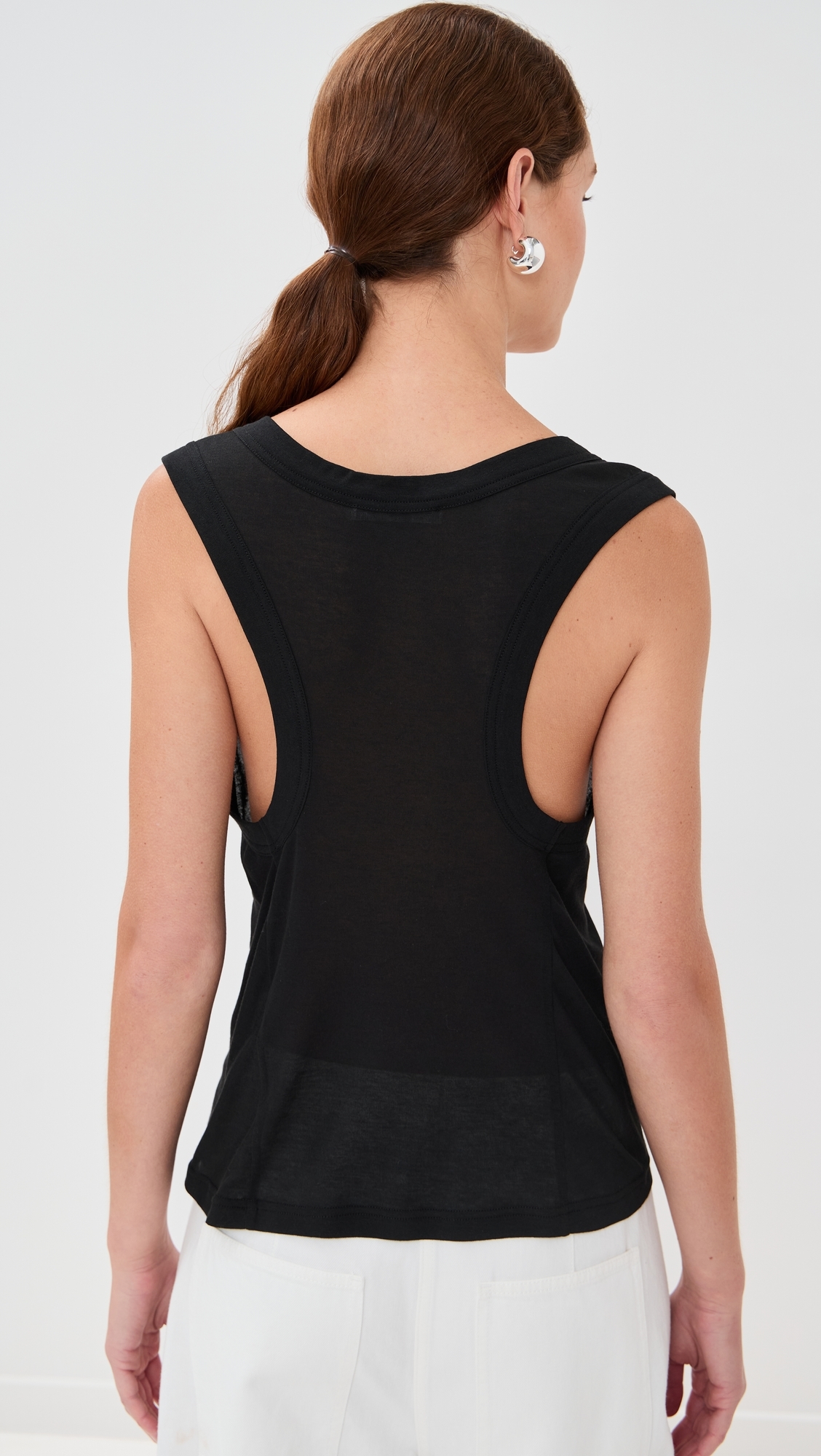 Jersey Tank Top Black