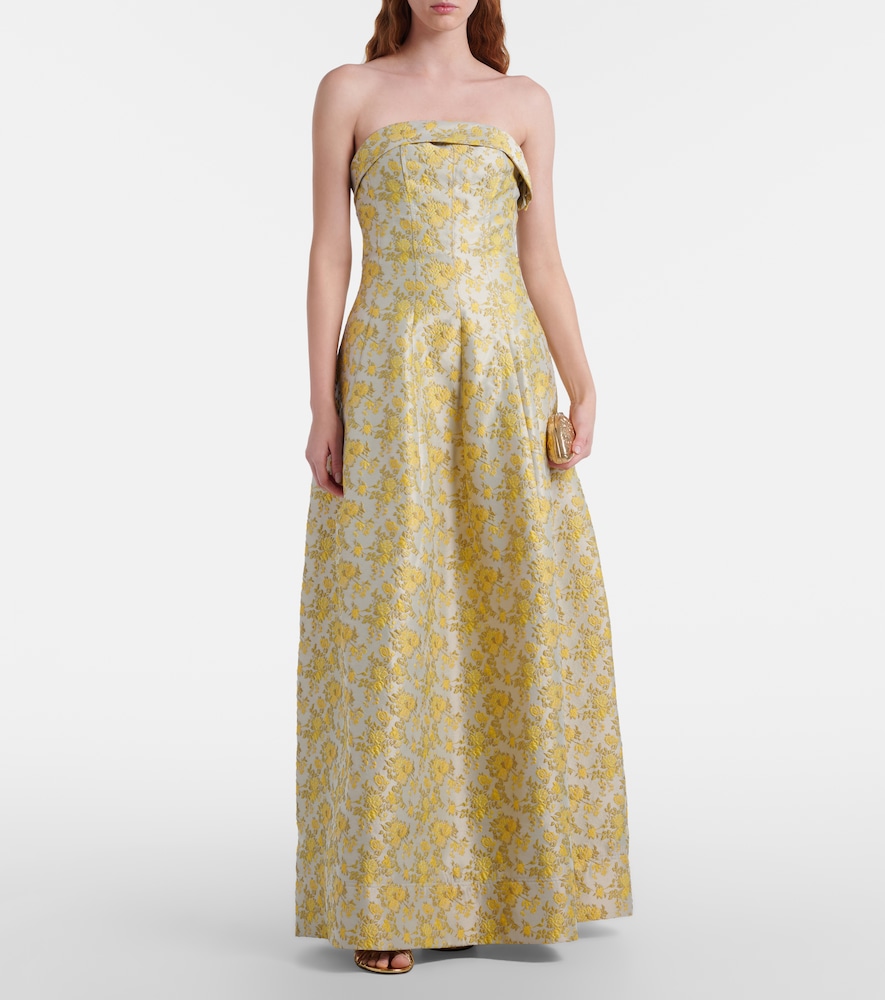 Octavia jacquard gown