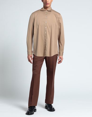 Man Shirt Camel Size 16 ½ Cotton